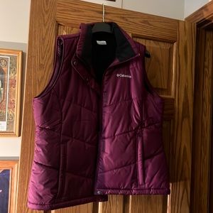 Columbia Maroon Vest. Excellent shape